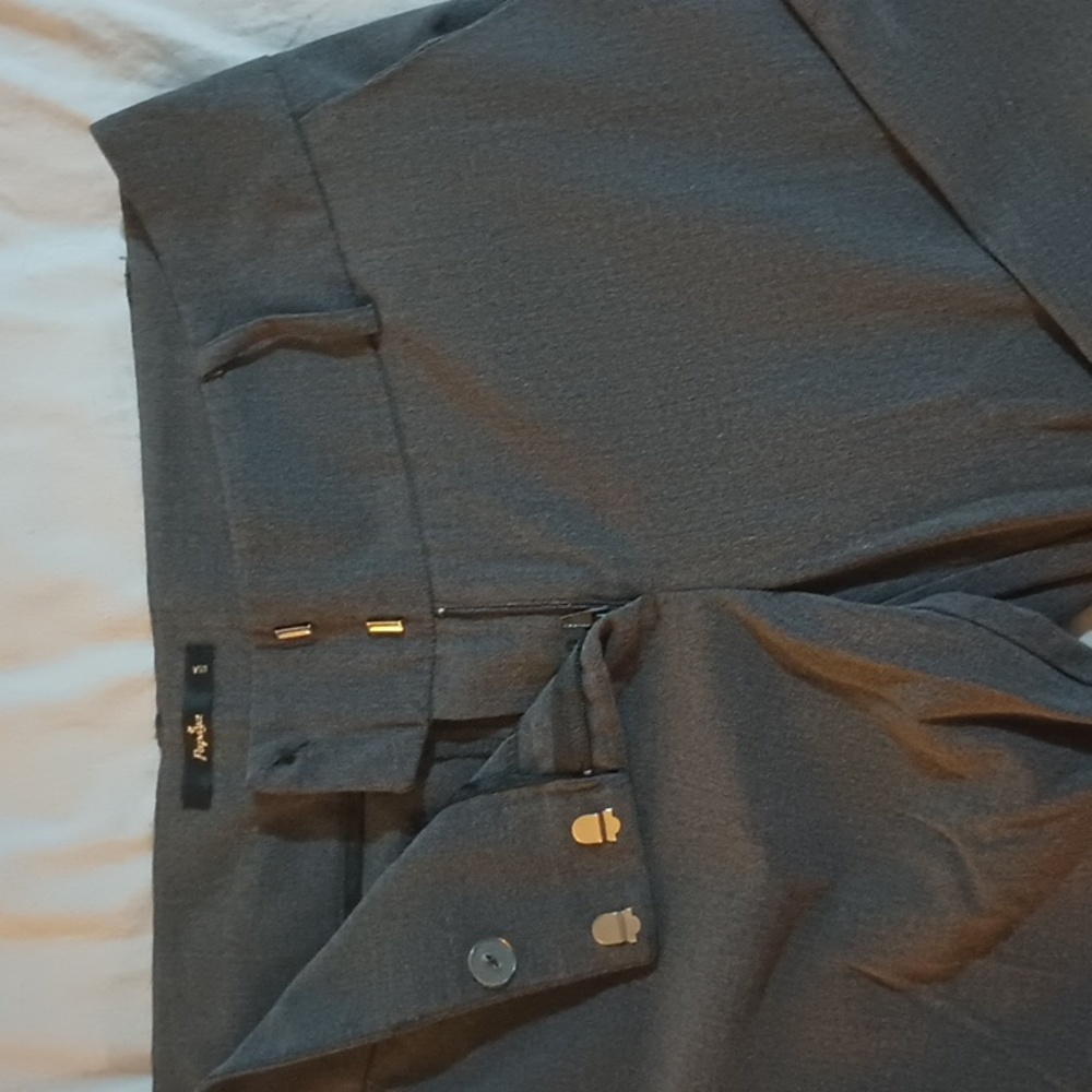Papaya Women's Gray Dress Pant Sz. MD LONG - Picture 5 of 13